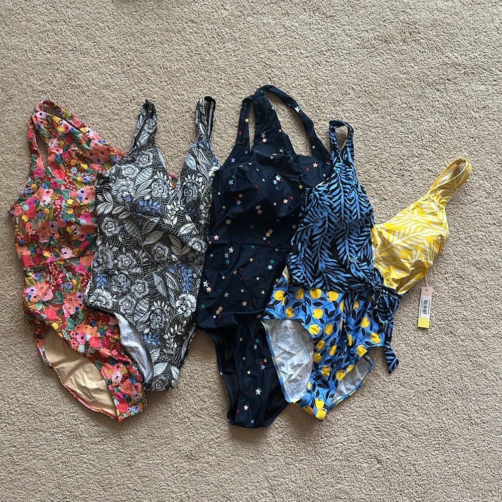 Summersalt The Perfect Wrap One-Piece Swimsuit - Island Floral NWT 10 - Picture 7 of 7